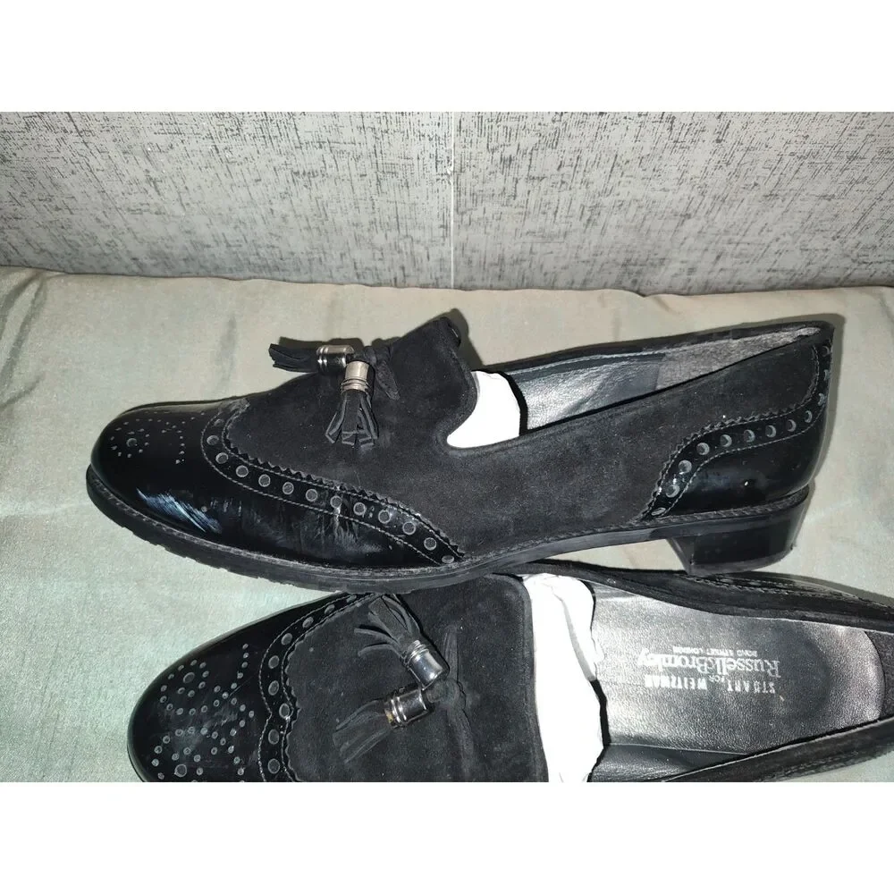 Stuart Weitzman for Russell Bromley Guything Loafers Sz 10.5